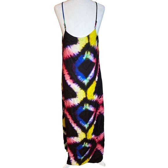 Busayo Collective Tie Dye Midi in Multicolor Medium Womens Womens Long Maxi Gown - Picture 7 of 10